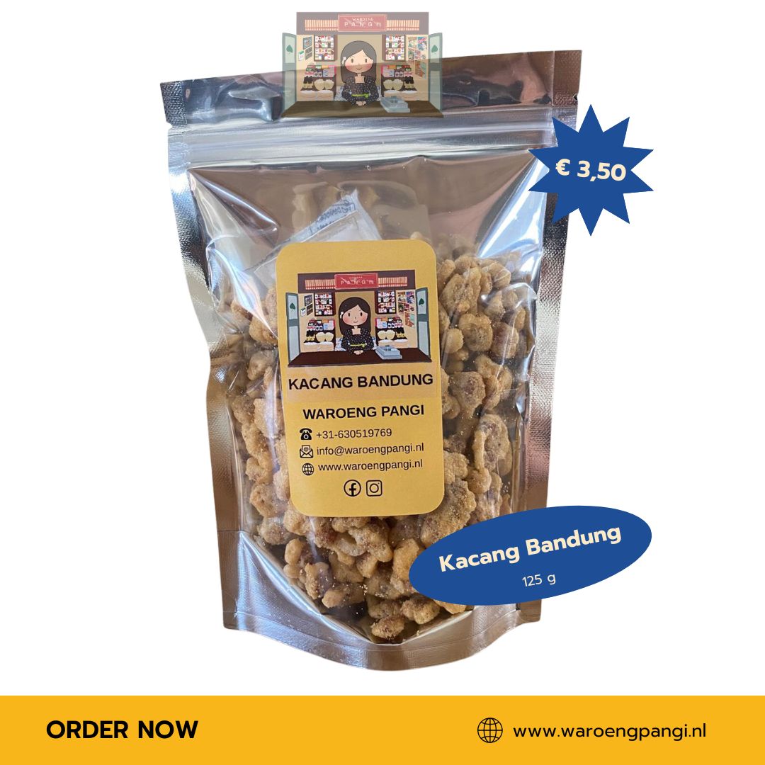 Waroeng Pangi - Kacang Bandung / Gebakken Pinda's 125gr