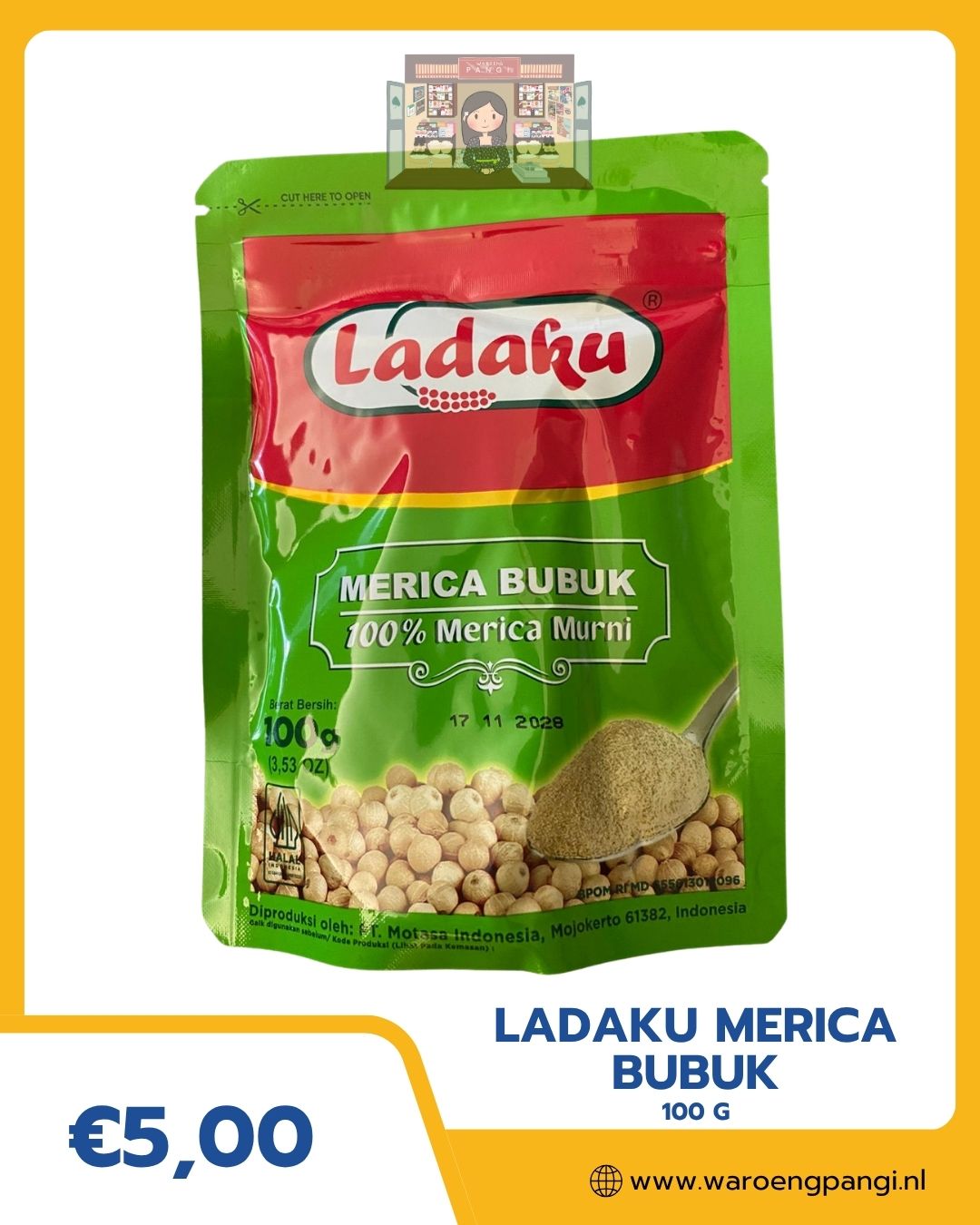 Ladaku - Merica Bubuk / Gemalen Peper 100gr