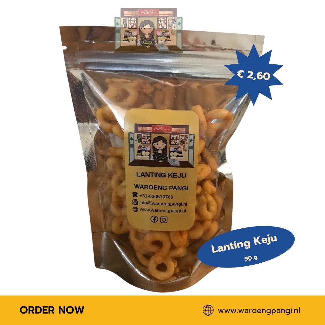 Waroeng Pangi - Lanting Keju / Cassave chips met Kaas-smaak 90gr