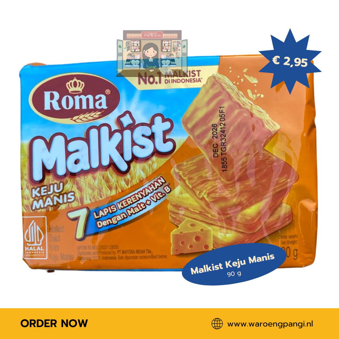Roma - Malkist Keju Manis 90gr