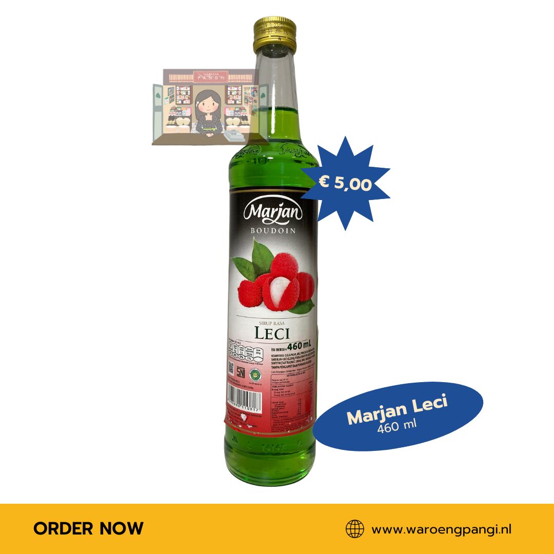 Marjan - Sirup Rasa Leci/ Lychee siroop 460ml