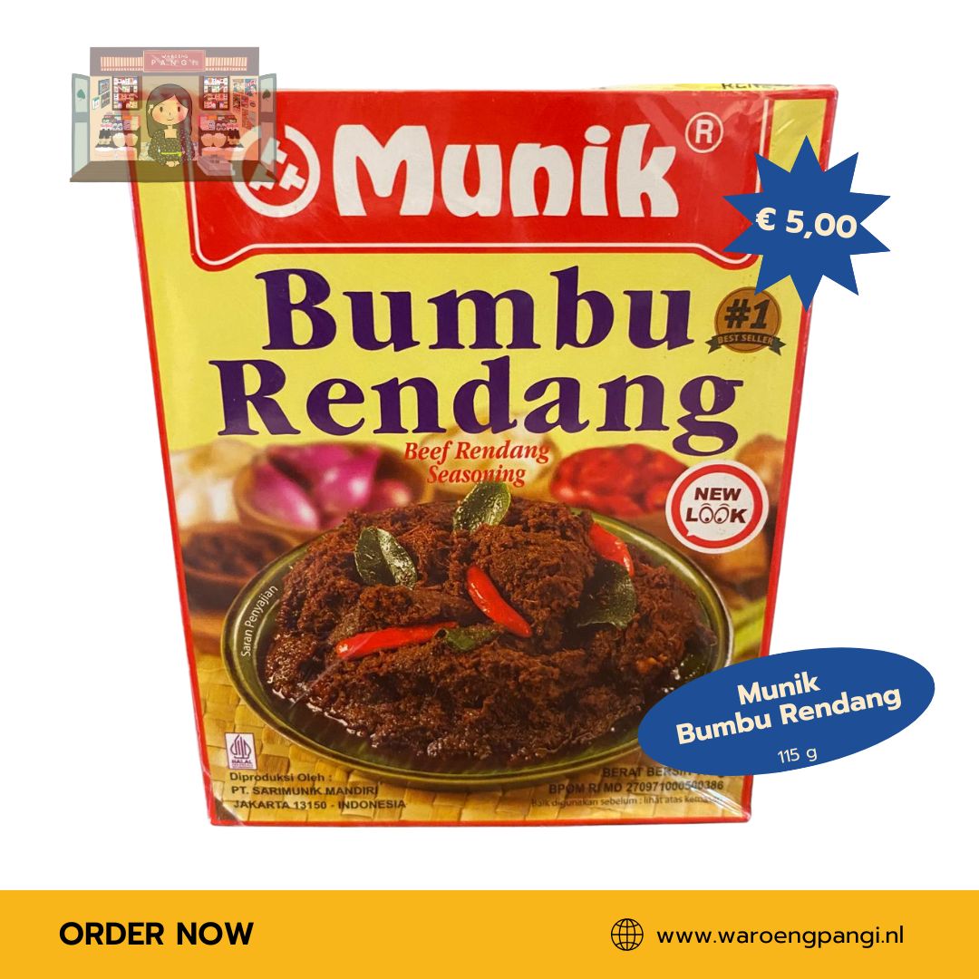 Munik - Bumbu Rendang / Kruidenpasta voor Rendang 115gr