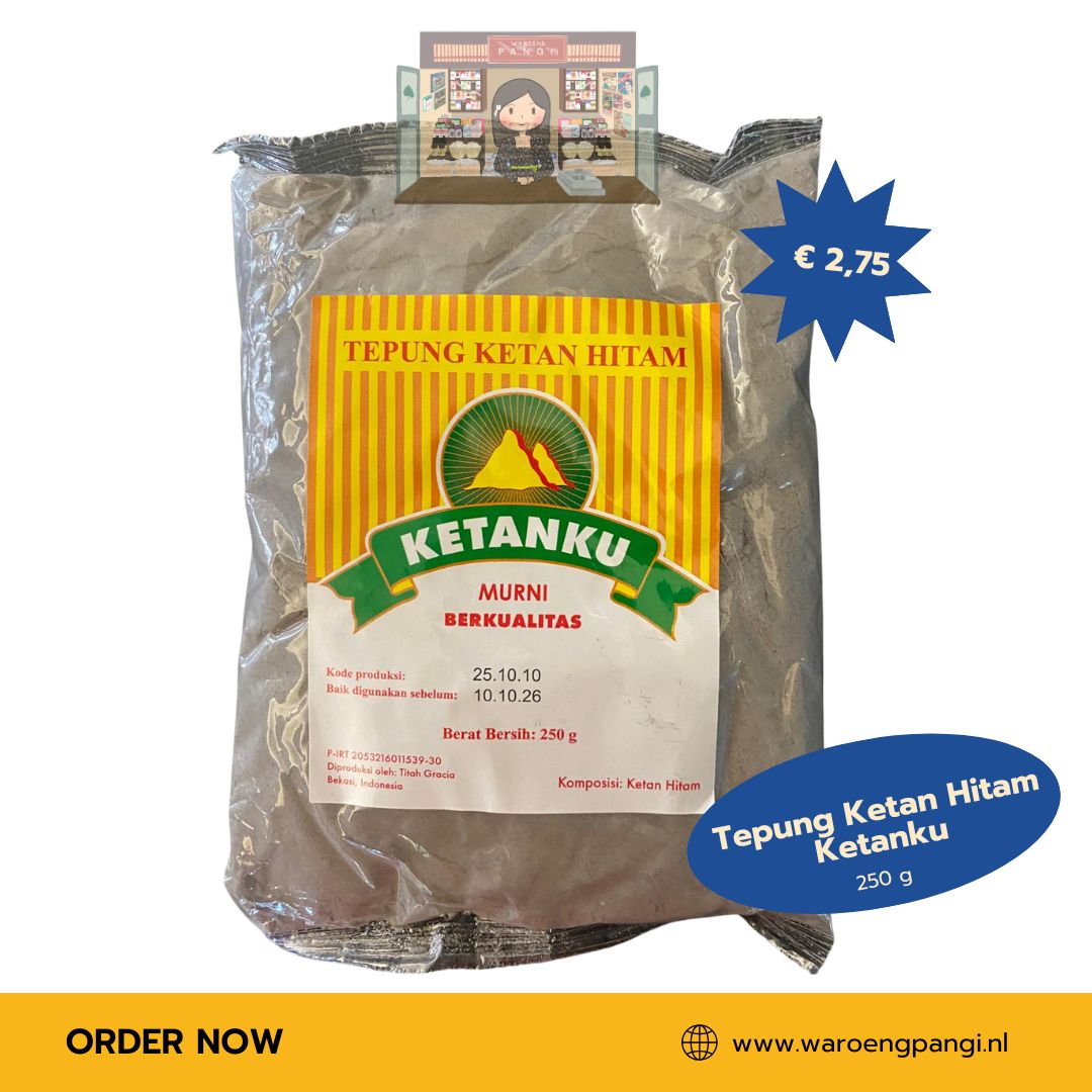Ketanku - Tepung Ketan Hitam / Zwarte Kleefrijstmeel 250gr
