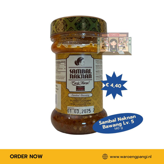 Naknan - Sambal Bawang Level 5 - 140gr