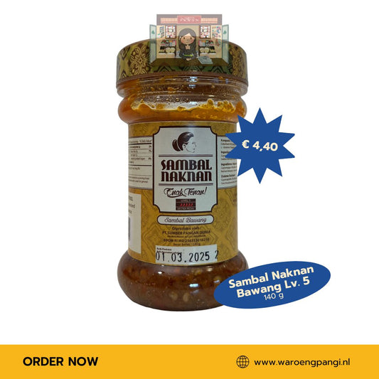 Naknan - Sambal Bawang Level 5 - 140gr