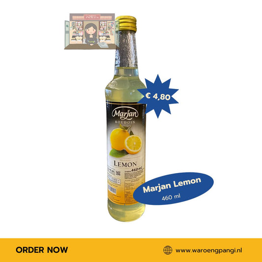 Marjan - Sirup Rasa Lemon/  Citroensiroop 460ml