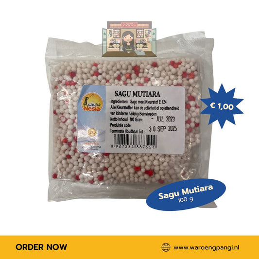Nesia - Sagu Mutiara / Sago meel 100 gram