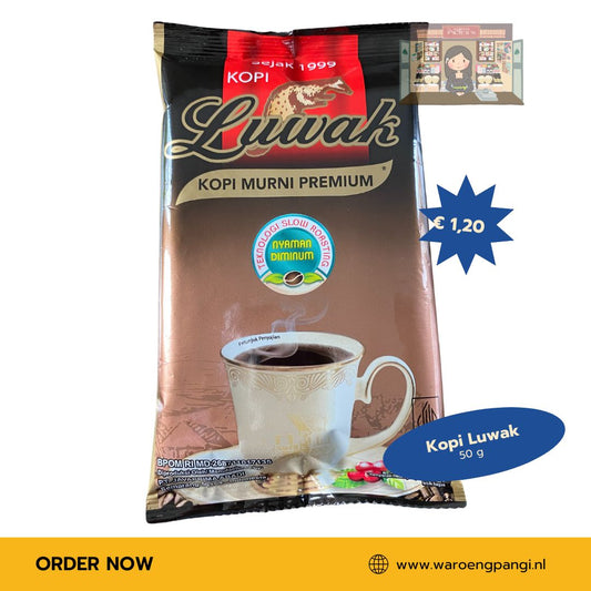 Luwak - Kopi Murni Premium/ Koffie 50gr