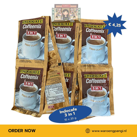 Indocafe - Coffeemix 3 in 1, 10 x 20gr