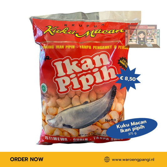 Harmas - Kuku Macan Krupuk Ikan Pipih / Knapperige kroepoek van platvis 375gr