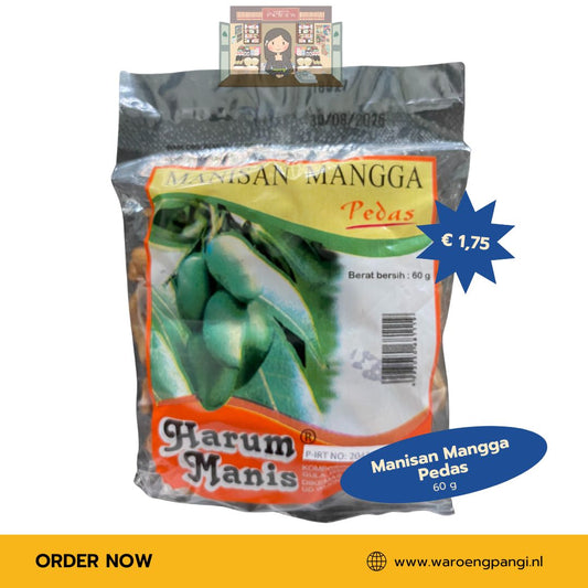 Harum Manis - Manisan Mangga Pedas / Pittige mangosnack 60gr