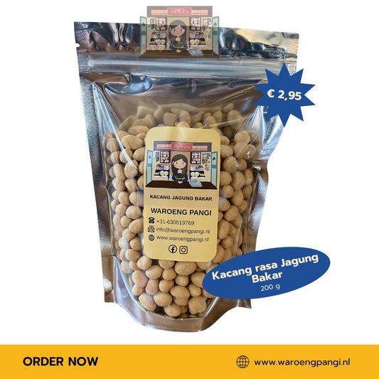 Waroeng Pangi - Kacang Mayasi Rasa Jagung Bakar 200gr