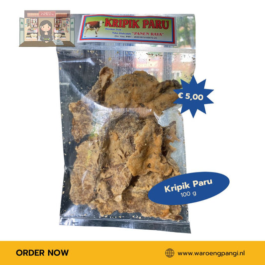 Panen Raya - Kripik Paru / Runderlongchips - 100 gr