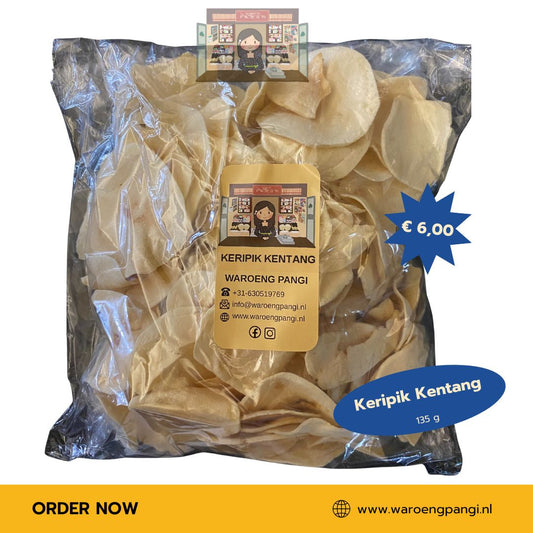 Waroeng Pangi - Keripik Kentang / Aardappelchips - 135 gr