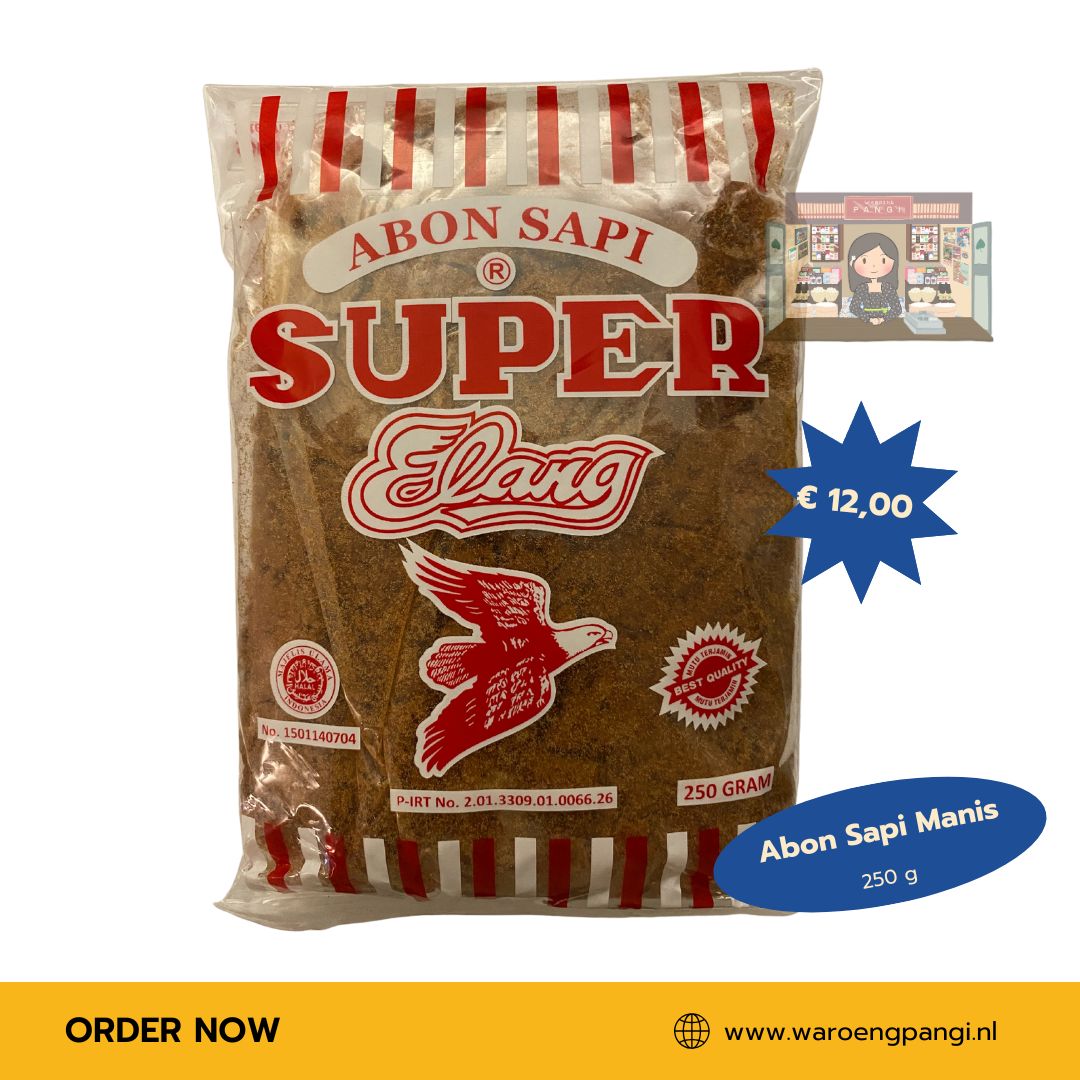 Elang - Abon Sapi Super / Rundvleesdraadjes 250gr