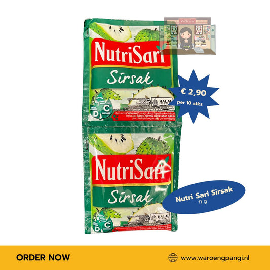 Nutrisari - Sirsak / Instant drankmix met zuurzaksmaak 10 x 11gr