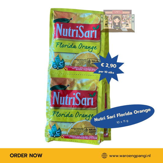 Nutrisari - Florida Orange / Instant drankmix met sinaasappelsmaak 10 x 11gr