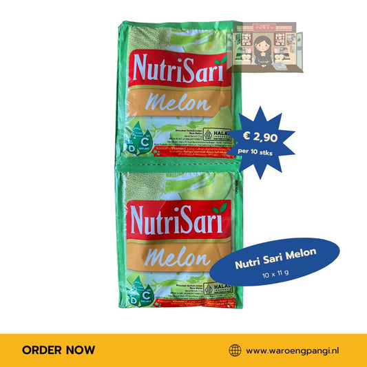Nutrisari - Melon / Instant drankmix met Meloensmaak 10 x 11gr