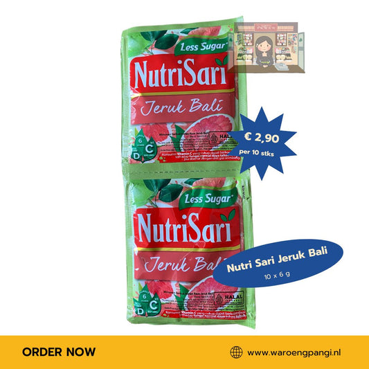 Nutrisari - Jeruk Bali / Instant drankmix met Pomelo-smaak 10 x 6gr