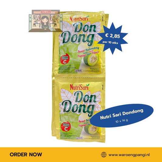 Nutrisari - Dondong / Instant drankmix met Dondongsmaak 10 x 14gr