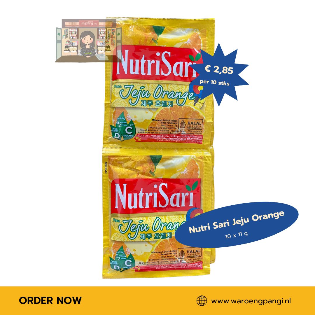 Nutrisari - Jeju Orange / Instant drankmix met Jeju-orangesmaak 10 x 11gr