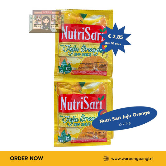 Nutrisari - Jeju Orange / Instant drankmix met Jeju-orangesmaak 10 x 11gr