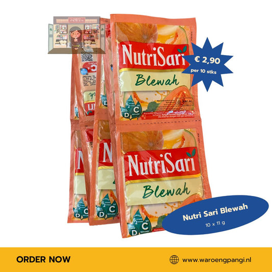 Nutrisari - Blewah / Instant drankmix met Blewah-smaak 10 x 11gr