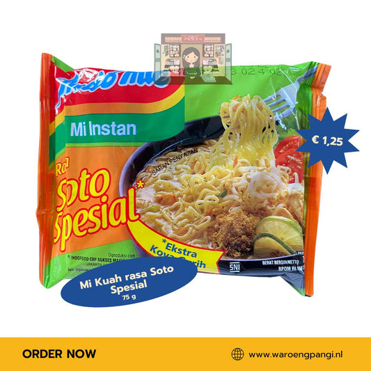 Indomie - Mi Instant rasa Soto Spesial / Instantnoedels met speciale Soto-smaak 75gr