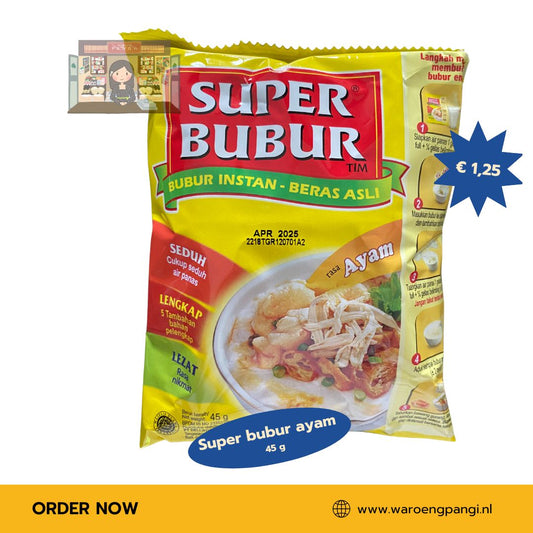 Mayora - Super Bubur Ayam / Rijstpap met kip 45gr