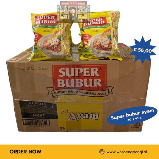 Mayora - Super Bubur Ayam / Rijstpap met kip 40 x 45gr