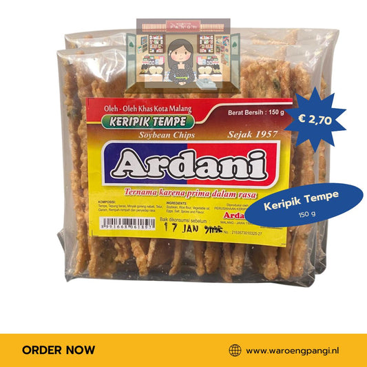 Ardani - Keripik Tempe / Tempeh Chips 150gr