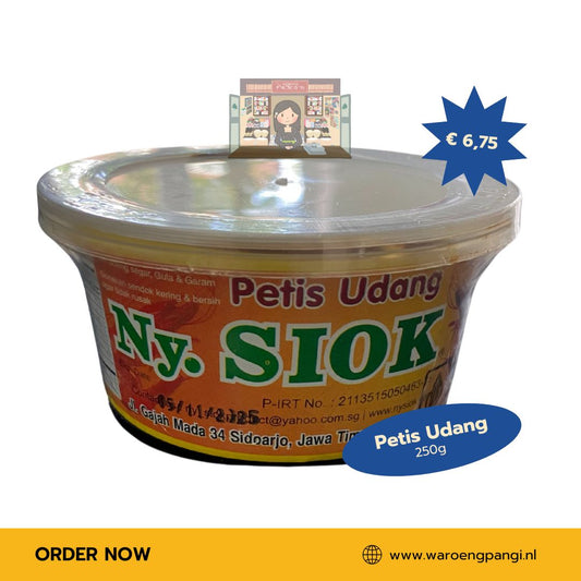 Ny. Siok - Petis Udang / Garnalenpasta 250gr