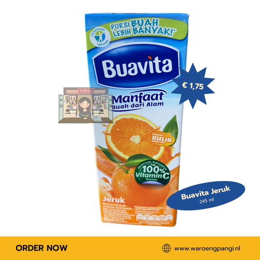 Unilever - Buavita Jeruk / Buavita Sinaasappelsap 245ml