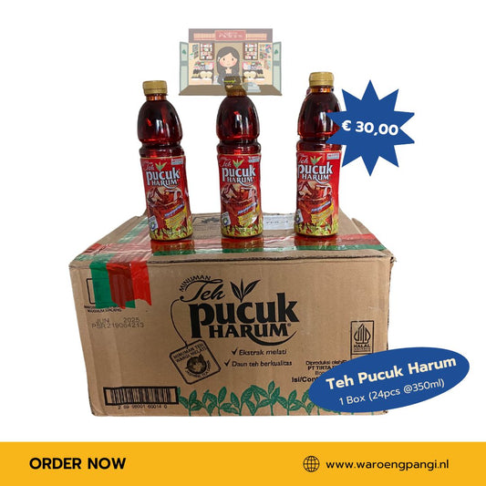 Tirta Fresindo - Teh Pucuk Harum / Jasmijn Thee 24 x 350ml