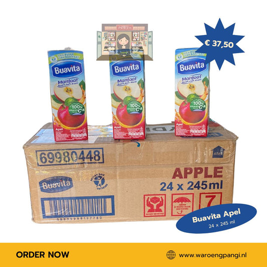 Unilever - Buavita Apel / Buavita Appelsap 24 x 245ml