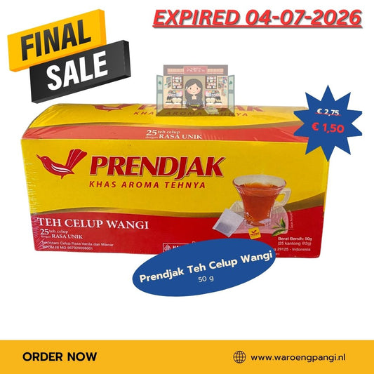 Promo!!! Prendjak - Teh Khas Aroma / Aromathee 25 zakjes Expired Juli 2026