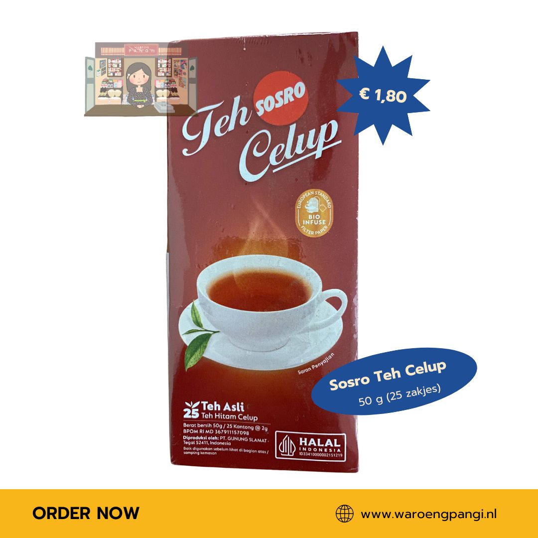 Sosro - Teh Celup / Zwarte thee 25 zakjes