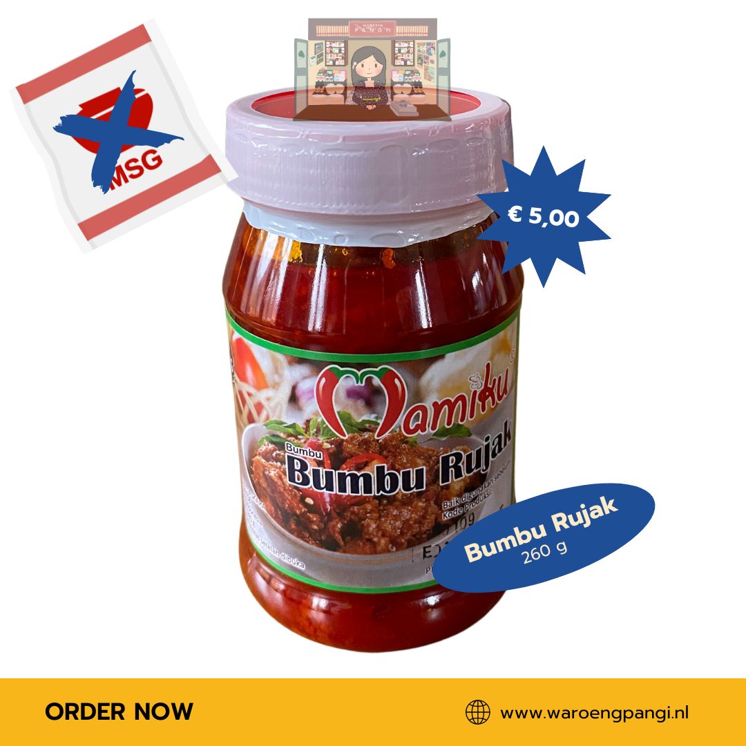 Mamiku - Bumbu Rujak / Bumbu Rujak Kruidenpasta 285gr