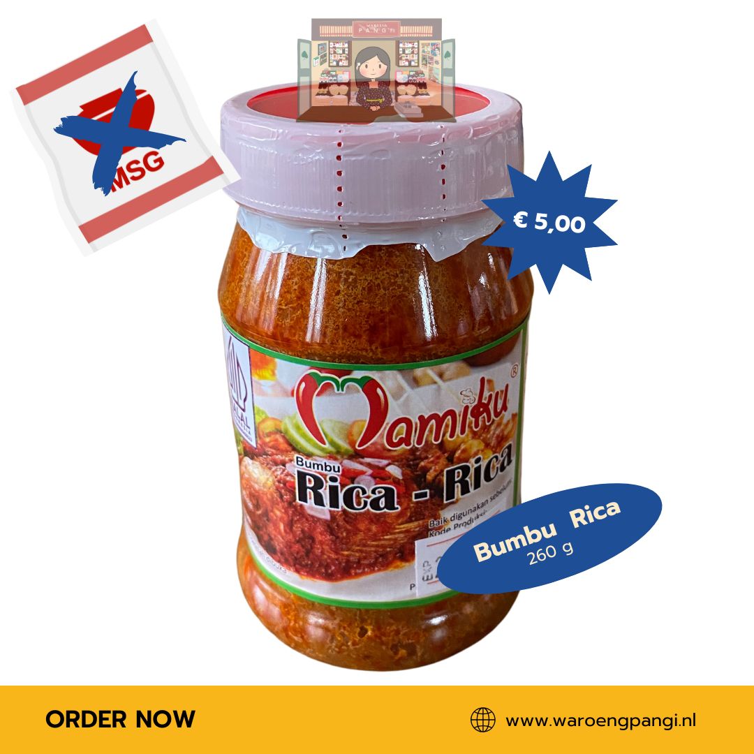 Mamiku - Bumbu Rica Rica / Rica Rica Kruidenpasta 260gr