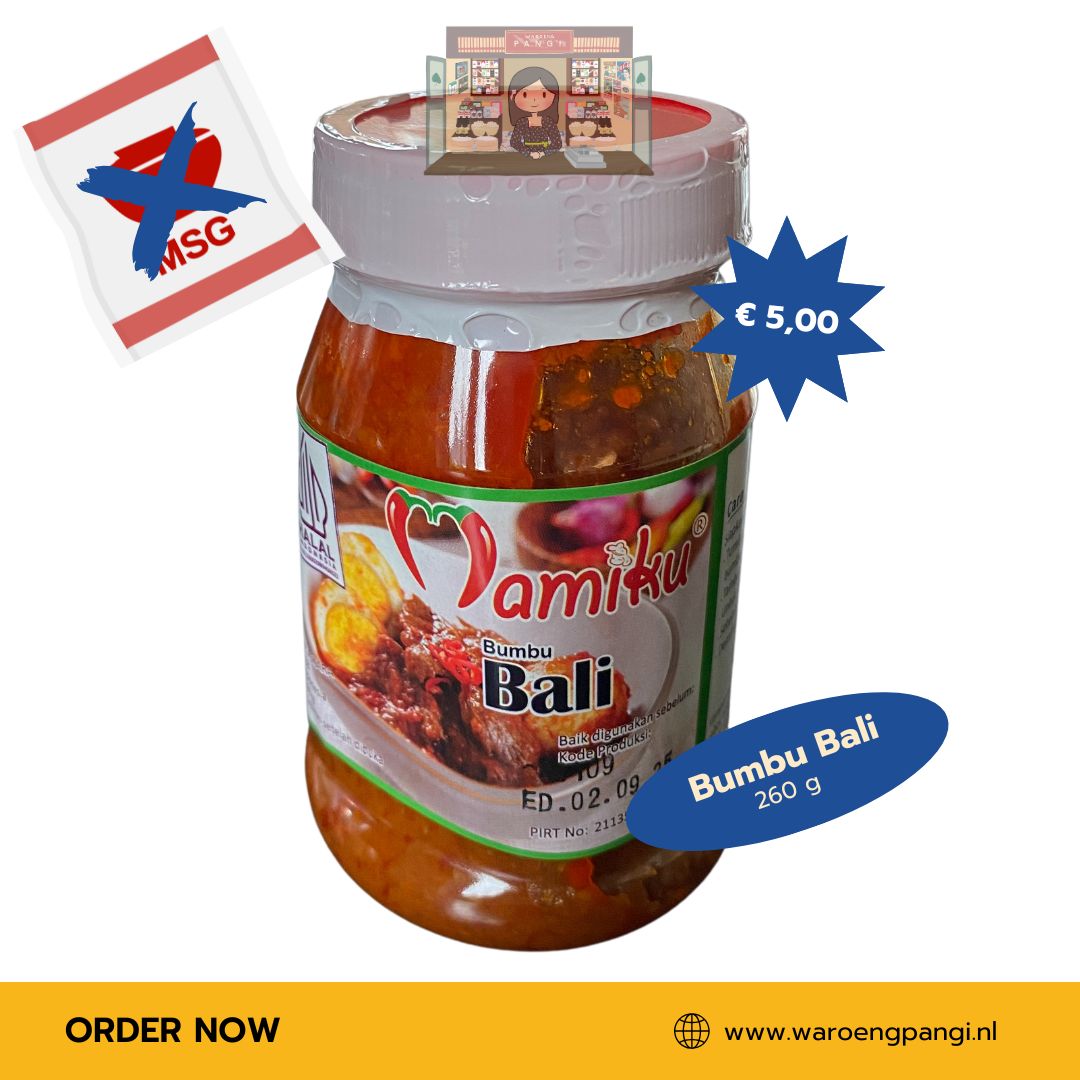 Mamiku - Bumbu Bali / Bumbu Bali kruidenpasta 260gr
