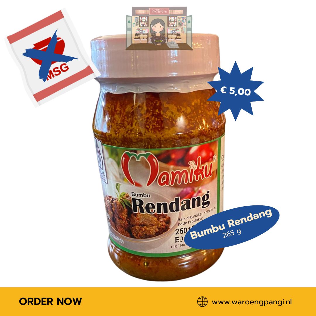 Mamiku - Bumbu Rendang / Kruidenpasta voor Rendang 265gr