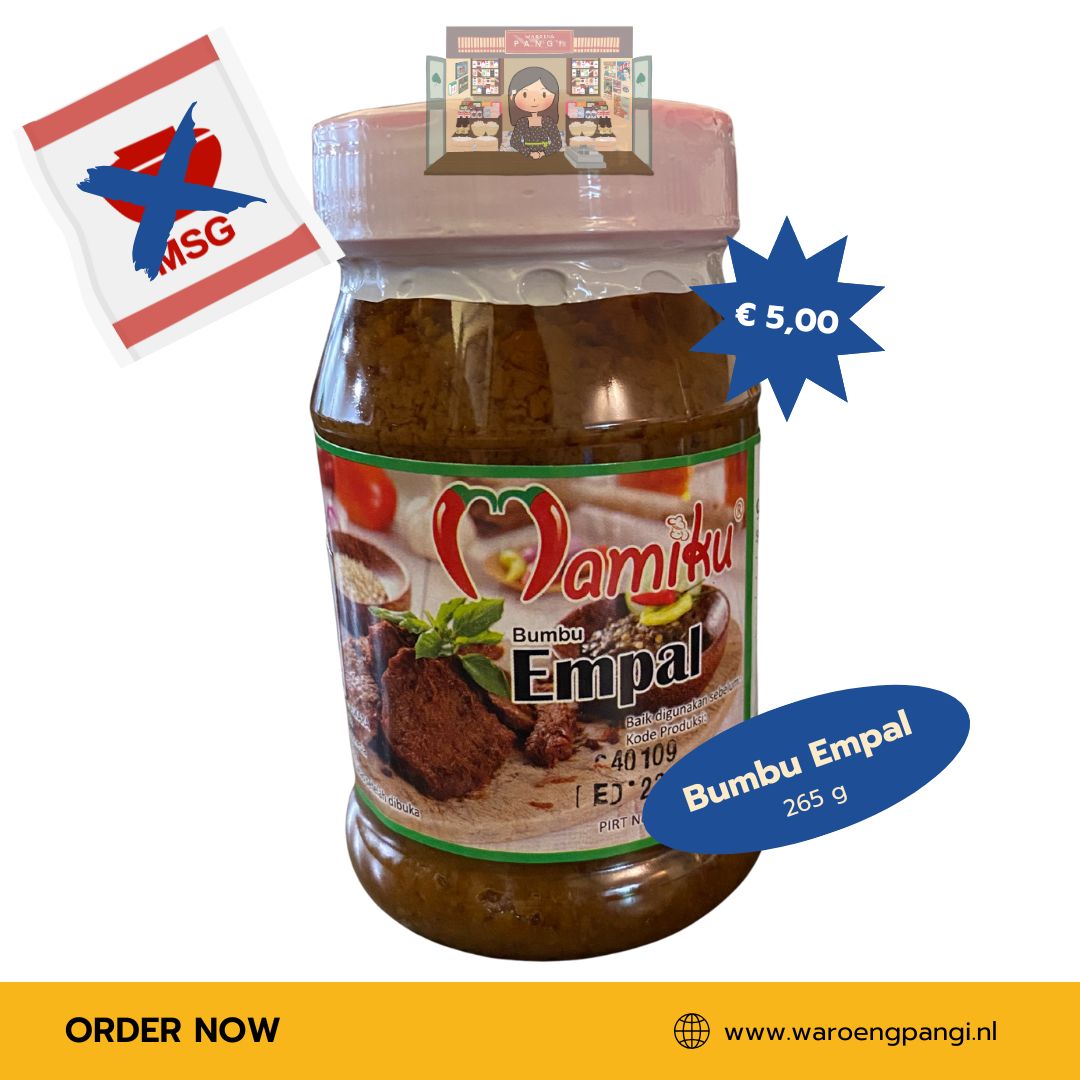 Mamiku - Bumbu Empal / Kruidenpasta voor Empal 270gr