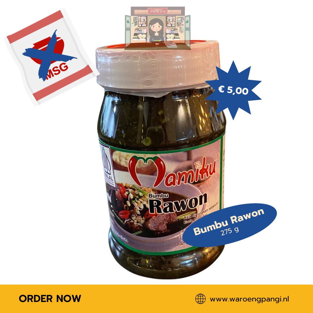 Mamiku - Bumbu Rawon / Kruidenpasta voor Rawon 275gr
