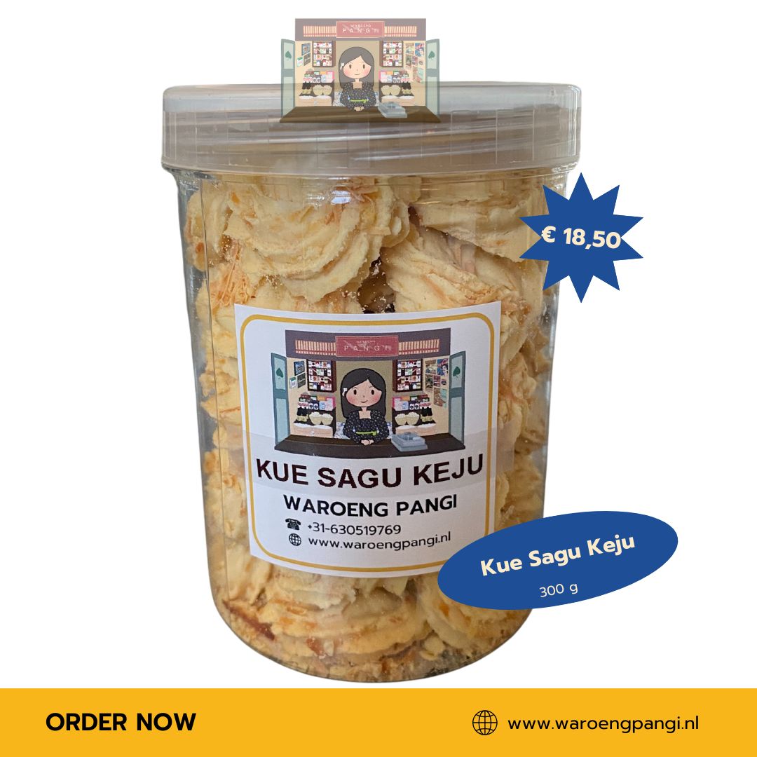 Kue kering Sagu Keju / Sagu Keju Koekjes ± 310gr