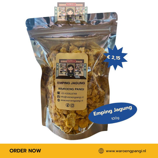 Emping Jagung / Gepofte mais 100g