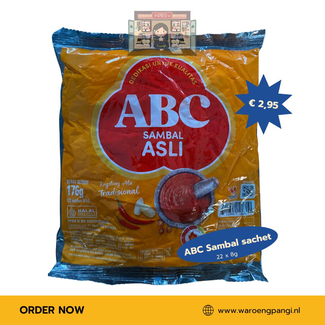 ABC - Sambal asli / Chilisaus  (22x8gr)