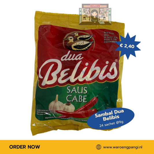 Dua Belibis - Saus Cabe / Chilisaus  (24x8gr)