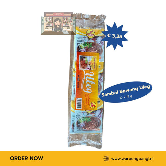 Uleg - Sambal Bawang 10 x 18 gr