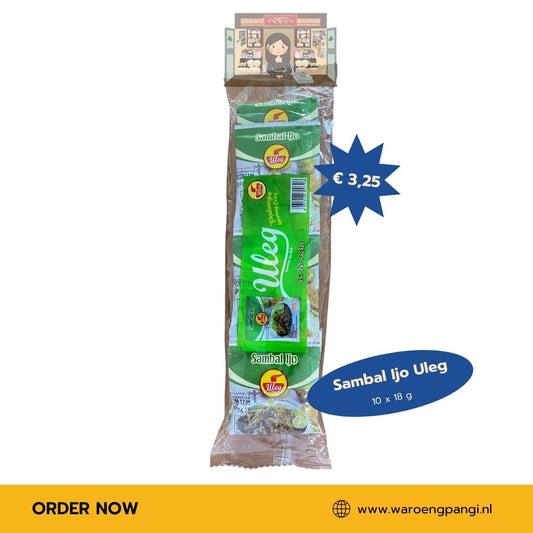 Uleg - Sambal Ijo 10 x 18 gr