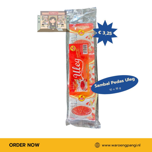 Uleg - Sambal Pedas 10 x 18 gr